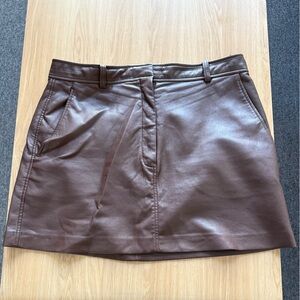 Babaton Chocolate Brown Skirt